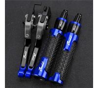 VQLDPX Handlebar Levers Motorcycle Brake Clutch Lever Handlebar Grips Combo for Suzuki GSF1200 GSF 1200 for Bandit 2001-2006 with Handle Bar End Motorbike Clutch Grips Brake Lever