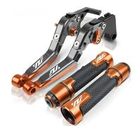 VQLDPX Handlebar Levers Motorcycle Brake Clutch Lever Handlebar Grips for YZF-R3 YZF R3 YZFR3 2015-2018 2019 2020 2021 Bar End Assembly Kit Motorbike Clutch Grips Brake Lever