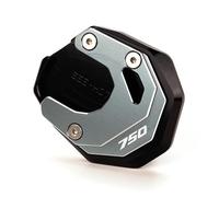 VQLDPX Kick Pad Motorcycle Side Stand Plate For HO&NDA For Forza 750 For FORZA750 2020-2025 Kickstand Foot Side Stand Extension Support Plate Pad Motorbike Foot Side Stand Enlarger(Titanium)