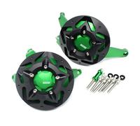 VQLDPX Motorcycle Engine Crankcase Protection For Kawasaki For Versys 1000 2015-2022 Engine Case Crash Cover Stator Cover Crash Bar(Green)
