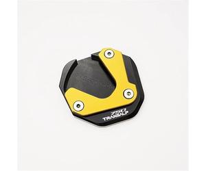 VQLDPX Motorcycle Side Stand Pad CNC Motorcycle Kickstand Side Stand Extension Plate For XL750 Transalp XL 750 TRANSALP 2023 2024 Enlarger Pad Side Stand Puck(Gold)