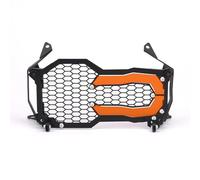 VQLDPX Upgraded Motorcycle Headlight Grill Mesh Protector Cover For BMW R1250GS Adventure R1200GS LC ADV 40 Years Edition R 1250 GS Flipable Head Light Grille Guard Protection Guards part(Orange)