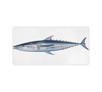 Vqqkasmn Desk Mat Mouse Mat Gaming Mouse Pad Large Tuna Thunnus Printed for Computers Laptop Office Home