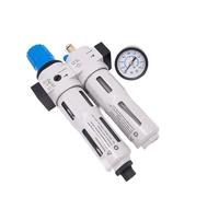 VQRINWIEL Pneumatic Air Filter Regulator Lubricator Auto Drain 1/2 3/4 1 Inch Type Compressed Air Treatment Components(45720)