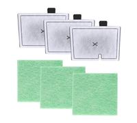 VQUNBG 6 Pcs CF1 Filter Service Pack 3 Month, Compatible with Interpet Filter, Fish Tank Filters Cartridges Kit for Aquarium (3+3 Replacement Set)