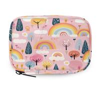 VQUVQV Cartoon Rainbow Tree Weekly Travel Pill Organiser Pill Case Box
