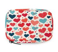 VQUVQV Cute Love Heart Pattern Weekly Travel Pill Organiser Pill Case Box