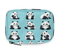VQUVQV Cute Panda Animal Print Weekly Travel Pill Organiser Pill Case Box