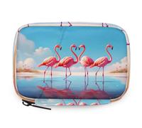 VQUVQV Flamingos On The Water Weekly Travel Pill Organiser Pill Case Box