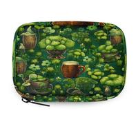 VQUVQV Green Magic Grass Weekly Travel Pill Organiser Pill Case Box