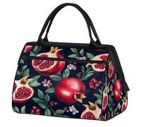 VQUVQV Gym Sports Duffle Bag for Men Women, Hand Drawn Pomegranate Waterproof Travel Holdall Bag, Carry On Hand Luggage Tote Bag for School, Weekend