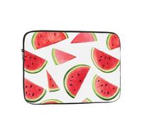 VQUVQV Laptop Sleeve Case, Cute Watermelon Summer Portable Computer Carrying Bag Soft Lining Padded Zipper Laptop Cover for Women Men
