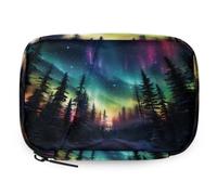 VQUVQV Multicolored Northern Lights Weekly Travel Pill Organiser Pill Case