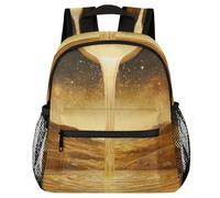 VQUVQV Toddler Backpack Gold Gilded Mountains School Bag Kids Backpack for Girls Boys, Lightweight Schoolbag Book Bag Casual Daypack for 3-8 Years Old