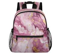 VQUVQV Toddler Backpack Gold Liquid Art School Bag Kids Backpack for Girls Boys, Lightweight Schoolbag Book Bag Casual Daypack for 3-8 Years Old