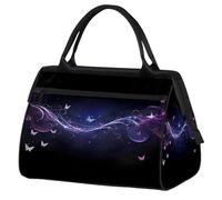 VQUVQV Travel Duffel Bag, Fantasy Butterflies Lightweight Carry On Weekend Overnight Bags Hand Luggage Tote Bags for Women Men Kids