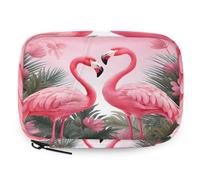 VQUVQV Tropical Flamingos On Pink Weekly Travel Pill Organiser Pill Case