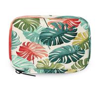 VQUVQV Tropical Palm Leaves Weekly Travel Pill Organiser Pill Case Box