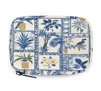 VQUVQV Tropical Palm Tree Pineapple Flower Weekly Travel Pill Organiser