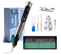 VQVYBXN USB Rechargable Engraving Pen with 35bits,Mini Electric Engraver Etching Machines Cordless Rotary Tools Engraved Jewelry Stone Metal Plastic Wood Resin Model