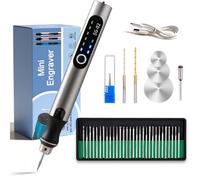 VQVYBXN USB Rechargable Engraving Pen with 35bits,Mini Electric Engraver Etching Machines Cordless Rotary Tools Engraved Jewelry Stone Metal Plastic Wood Resin Model