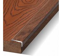 VQWQV Floor Transition Strip（2.95ft） Wood Grain Design For Floor, Table And Door Frame Edging Trim Multifunctional Wall Panel Corner Guard Strips(Dark brown,3 * 2cm)