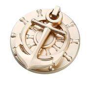VQZYKDA Knocker Door Handle Ancient Boat Sailing Anchor Door Knocker Handle Front Door Handle Knob for Home Gate Pull Handles(Brush Brass)