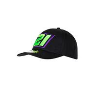 VR 46 Men's Franco Mordelli Hat with Visor, Black, One Size