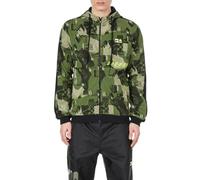 VR 46 Men's Oversized AOP Fila Riders Academy Sweatshirt, Green, XX-Large