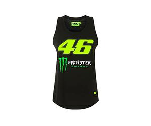 VR 46 Monster Energy 46 Girls Tank Top, Black, S