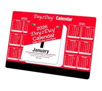 VR ANGEL 2026 Daily Tear-Off Desk Calendar Organiser for Home, Office & School Freestanding Compact and Functional Design