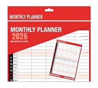 VR Angel 2026 Wall Calendar Monthly Planner Month to View Calendar Spiral Bound Calendar for Home Business Office School - 60 gsm Paper
