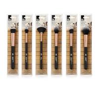 VR ANGEL Makeup Brush Set 6 Pack for Beginners Foundation, Powder, Blusher, Contour, Eyeshadow, Fan Brushes Soft Synthetic Bristles Face Makeup Brushes for Blending and Daily Use