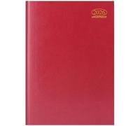 VR ANGLE 2026 A4 Week to View Red Appointment Diary | Commercial Planner for Office Home Business Meeting & Personal Use Sold