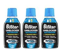 VR Angle 3 x Bathroom Plughole Unblocker 300ML | Fast-Acting Heavy Duty Bathroom Unblocker for Sinks, Showers & Baths | Ideal for Blockages, Hair removal & Slow Drain