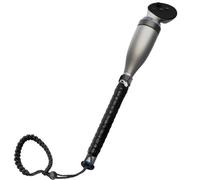 VR Baseball Bat Attachment for Meta Quest 3/3S - Aluminum Short Baseball Bat Handle Accessory for WIN Reality and Totally Baseball Indoor Training (Comes with Real Grip Tape) (Gray)