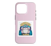 VR Cat Gamer Cute Anime Kitty Pawsitively Immersed in Gaming Case for iPhone 16 Pro