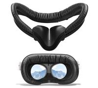 VR Face Pad for Oculus Quest 2 Accessories Replacement,Sweat-Proof PU Leather Foam Cushion Facial Interface & Face Cover Pad Compatible with Meta Quest 2