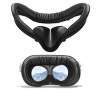 VR Face Pad for Oculus Quest 2 Accessories Replacement,Sweat-Proof PU Leather Foam Cushion Facial Interface & Face Cover Pad Compatible with Meta