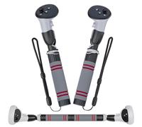 VR Game Handle Accessories for Meta Quest 3 Controllers, TanReginal Dual Handles Extension Grips for Oculus Quest 3, VR Gorilla Tag Long Arms/Stick Extension Grips for Beat Saber Golf Club Game