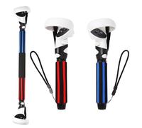 VR Game Handle Attachments for Quest 2,VR Handles Extension Grips and Gorilla Tag Long Arm Handle Extenders for Oculus Quest 2(Striped Style)