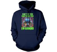 VR Gamer - Can't See You, Can't Hear You, I'm Gaming - Unisex Hoodie - VR Gaming Gamer Computer Console Teen Men Boy 3XL Navy