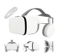 VR Glasses: 110° IMAX FOV Foldable VR Headsets with Remote for 4.7-6.2" Phones (iOS & Android) - Ideal for Immersive Movies & Gaming