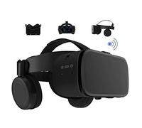 VR Glasses Headset for iPhone and Android Phones, Wireless 3D Virtual Reality Bluetooth Glasses with Remote Control for Playing Movies, 4.7-6.2 Inch Phone (Black)
