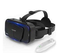 VR Glasses Mobile Phone, Virtual Reality with Remote Control, 3D VR Glasses Experience Games and 360 Degree Films in Soft & Comfortable Glasses for Phone Android 5 ~ 7 Inc Black