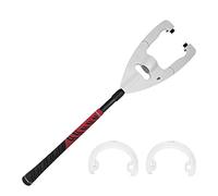 VR Golf Club Handle with Protective Controller Covers Enhanced Immersion for 2 Players