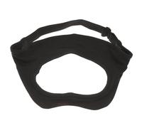 Vr Head Cover Adjustable Breathable Sweat Absorbing Black | Polyester Plastic Cloth Blend, Easy to Clean, Fits Most Head Sizes, for Vr Workouts and Games