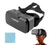VR Headset 3D VR Glasses, Universal Virtual Reality Goggles for Kids & Adults, Adjustable Distance Eye Protection, Virtual Reality Helmet for Movies,TV & Video Games