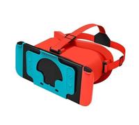 VR Headset, Designed for Nintendo Switch & Switch OLED, VR Glasses with Adjustable HD Lenses and Comfortable Head Strap, 3D Goggles for Nintendo Switch OLED (Red)