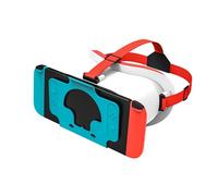 VR Headset, Designed for Nintendo Switch & Switch OLED, VR Glasses with Adjustable HD Lenses and Comfortable Head Strap, 3D Goggles for Nintendo Switch OLED (White)